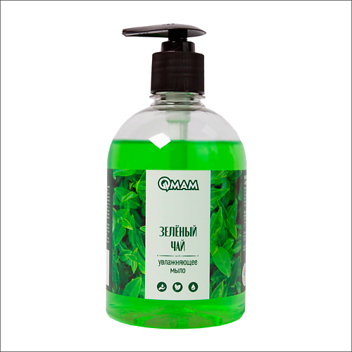 

QMAM Мыло увлажняющее "Зеленый чай", Мыло увлажняющее "Зеленый чай"