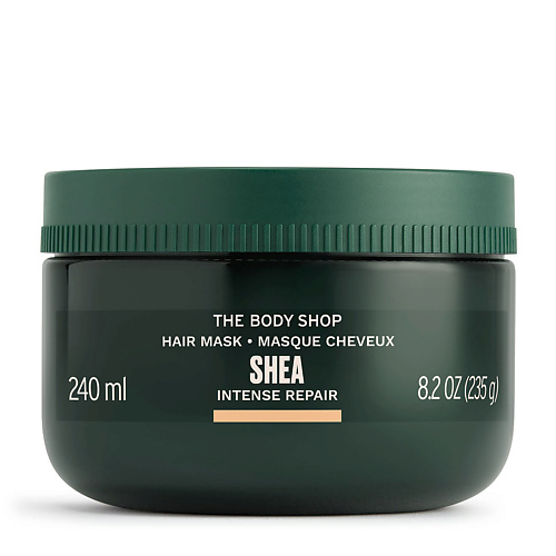 

THE BODY SHOP Интенсивно восстанавливающая маска Shea Intense Repair для поврежденных волос 240, Интенсивно восстанавливающая маска Shea Intense Repair для поврежденных волос