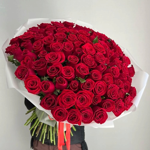 

ТАНЕЦ ЦВЕТОВ Букет из 101 красной Розы в упаковке, Букет из 101 красной Розы в упаковке