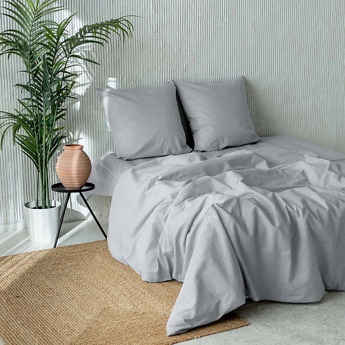 

PASIONARIA Постельное белье "Капри" 2 спальный 180х215 Серый, Постельное белье "Капри" 2 спальный 180х215 Серый