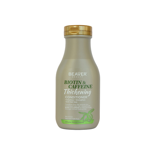 

BEAVER Кондиционер укрепляющий Biotin & Caffeine Thickening Conditioner, для поврежденных волос 350, Кондиционер укрепляющий Biotin & Caffeine Thickening Conditioner, для поврежденных волос