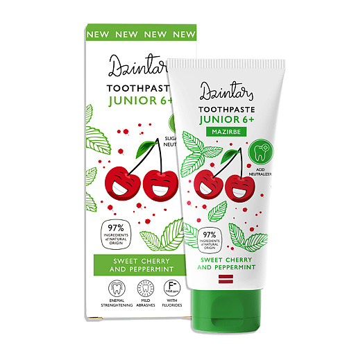 

DZINTARS Зубная паста для детей 6+ Mazirbe 75, Зубная паста для детей 6+ Mazirbe