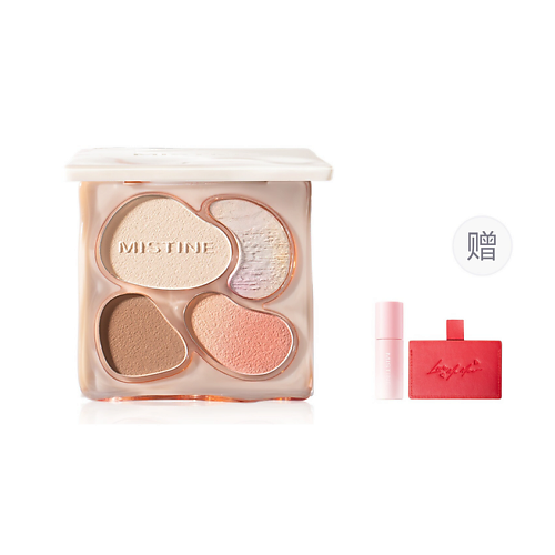 

MISTINE Палетка Thai Latte Blush Contour Palette + Помада, Палетка Thai Latte Blush Contour Palette + Помада