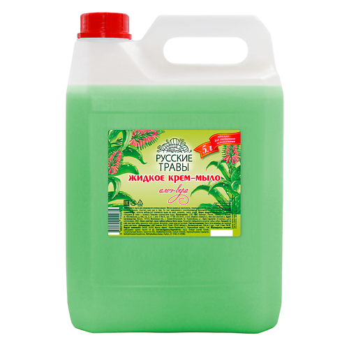 

РУССКИЕ ТРАВЫ Крем-мыло жидкое, Алоэ-вера, Крем-мыло жидкое, Алоэ-вера