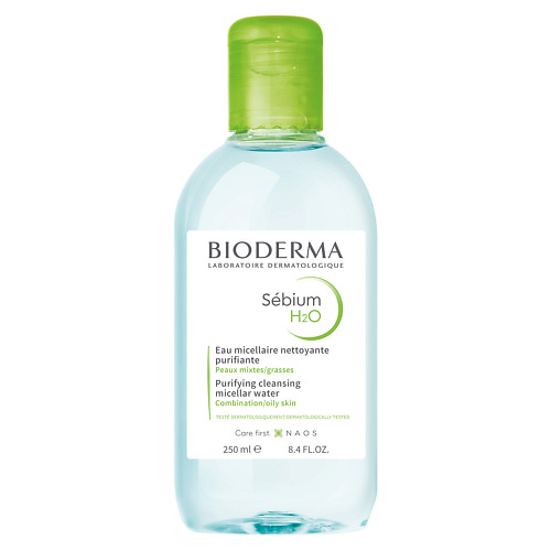 

BIODERMA Мицеллярная вода очищающая для жирной и проблемной кожи лица Sebium H2O 250, Мицеллярная вода очищающая для жирной и проблемной кожи лица Sebium H2O