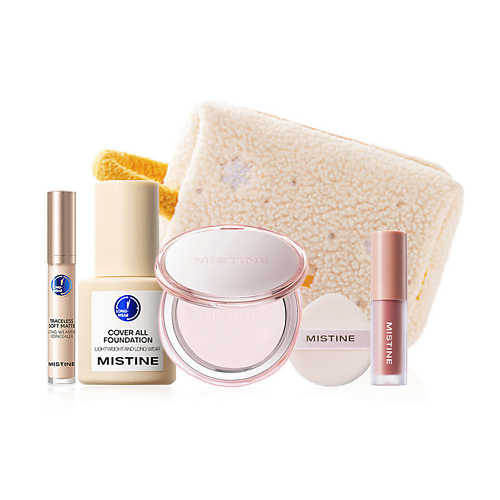 

MISTINE Набор декоративной косметики с косметичкой, Набор декоративной косметики с косметичкой