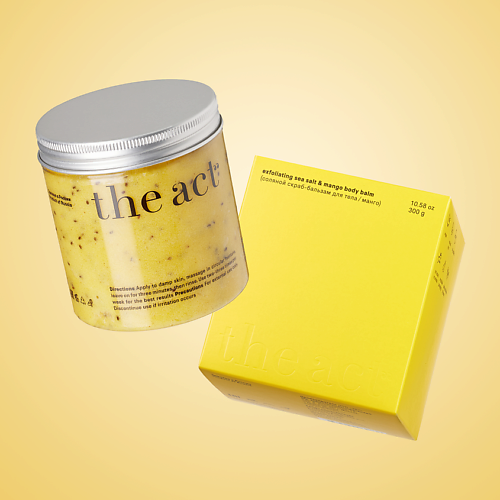 

THE ACT Скраб-бальзам для тела манго 300, Скраб-бальзам для тела манго