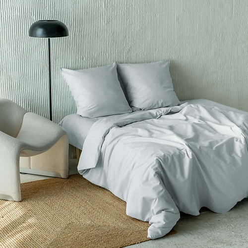 

PASIONARIA Постельное белье "Капри" Евро 215х240 Серебряный, Постельное белье "Капри" Евро 215х240 Серебряный