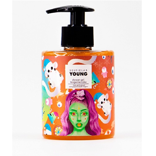 

SELFIELAB YOUNG Гель для душа мандариновый пирог 300, YOUNG Гель для душа мандариновый пирог
