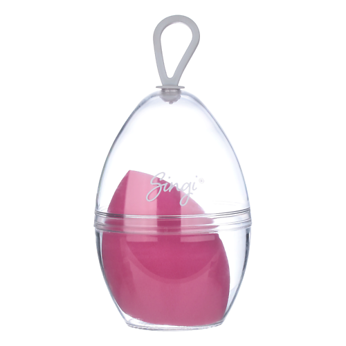 

SINGI Спонж косметический для макияжа лица яйцо тёмно-розовый, Спонж косметический для макияжа лица яйцо тёмно-розовый