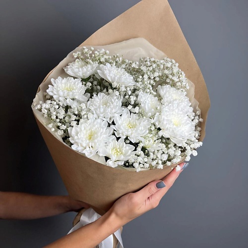 

ШАРЛАНДИЯ ГРИНЛАНДИЯ Букет в крафте "Жемчуг", Букет в крафте "Жемчуг"