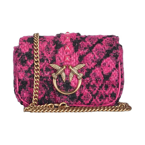 

PINKO Сумка Cotton And Polyester Blend Flying Bird Bag Crossbody Bag, Сумка Cotton And Polyester Blend Flying Bird Bag Crossbody Bag
