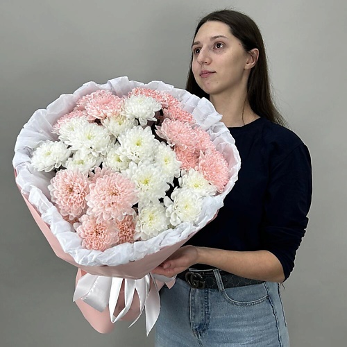 

ШАРЛАНДИЯ ГРИНЛАНДИЯ Букет хризантем "Розовый вальс", Букет хризантем "Розовый вальс"