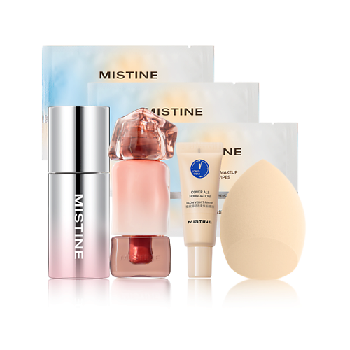 

MISTINE Набор для макияжа лица и губ Liquid Blush+ Lipstick Set, Набор для макияжа лица и губ Liquid Blush+ Lipstick Set