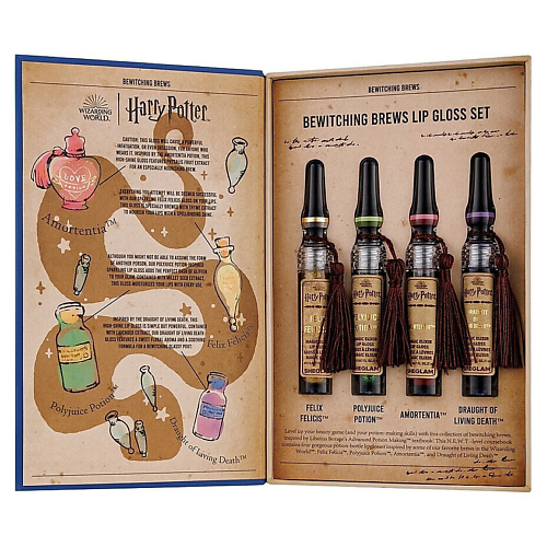 

SHEGLAM Набор блесков для губ Harry Potter Potions Classes Bewitching Brews, Набор блесков для губ Harry Potter Potions Classes Bewitching Brews