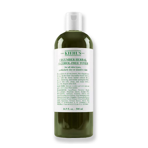 

KIEHL'S Огуречный тоник Cucumber Herbal Alcohol-Free Toner 500, Огуречный тоник Cucumber Herbal Alcohol-Free Toner