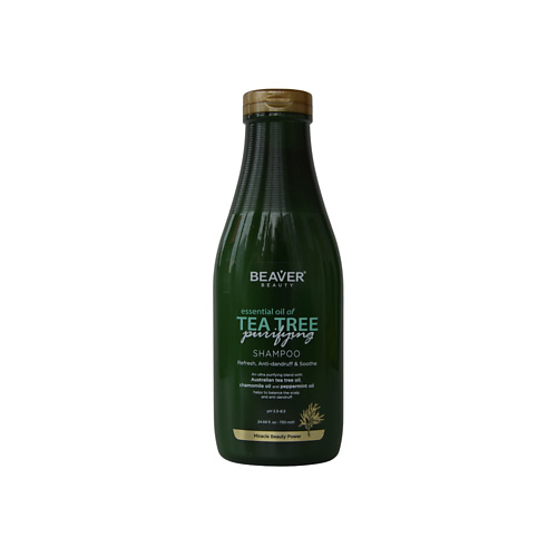 

BEAVER Шампунь Tea Tree purifying Shampoo, для кожи головы, склонной к сухости и перхоти 730, Шампунь Tea Tree purifying Shampoo, для кожи головы, склонной к сухости и перхоти