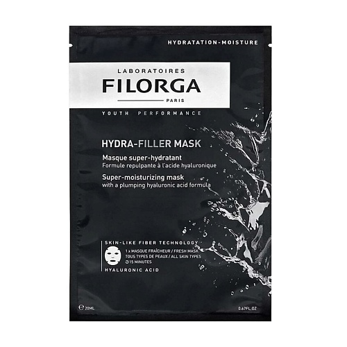 

FILORGA Ультраувлажняющая тканевая маска Hydra-Filler Mask 20, Ультраувлажняющая тканевая маска Hydra-Filler Mask