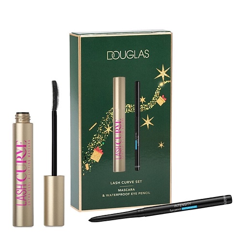 

DOUGLAS Набор для глаз Lash Curve Set: тушь +карандаш, Набор для глаз Lash Curve Set: тушь +карандаш
