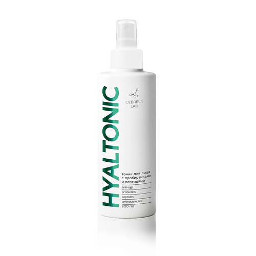 

CEBREVA LAB Тоник для лица HYALTONIC с пробиотиками и пептидами 200, Тоник для лица HYALTONIC с пробиотиками и пептидами