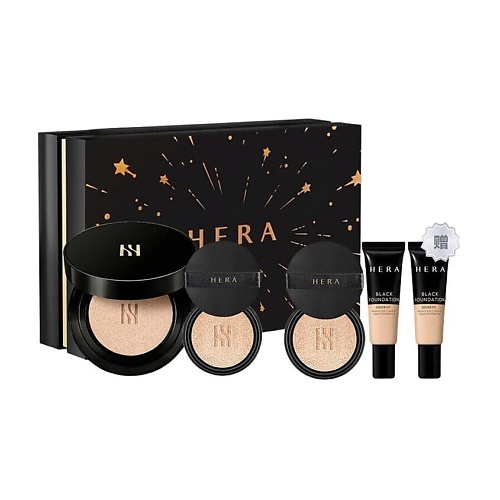 

HERA Набор: Black Cushion Foundation + Рефилл + Миниатюры Black Foundation, Набор: Black Cushion Foundation + Рефилл + Миниатюры Black Foundation