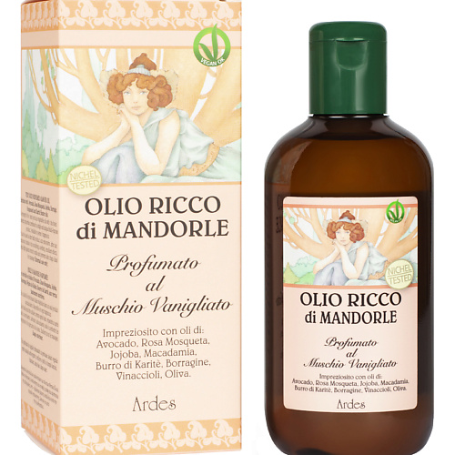 

ARDES Масло Миндаля для тела парфюмированное Ванильный Мох Olio Ricco Muschio Vanigliato 250, Масло Миндаля для тела парфюмированное Ванильный Мох Olio Ricco Muschio Vanigliato