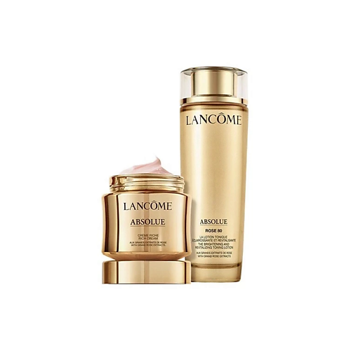 

LANCOME Набор: Тоник Absolue Rose 80 + Крем Absolue Revitalizing & Nourishing Rich, Набор: Тоник Absolue Rose 80 + Крем Absolue Revitalizing & Nourishing Rich