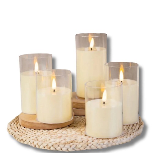 

JAMEURE Набор из 5 свечей стаканы D7 микс, Набор из 5 свечей стаканы D7 микс