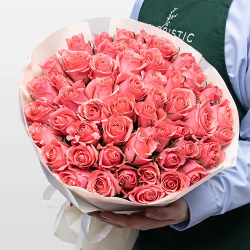 

STUDIO FLORISTIC Букет Роз Кения 60 см 51 шт «Индийское Лето», Букет Роз Кения 60 см 51 шт «Индийское Лето»