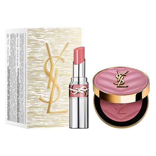 YVES SAINT LAURENT Набор для лица и губ Make Me Blush Teint Make-up Румянапомада 17044₽