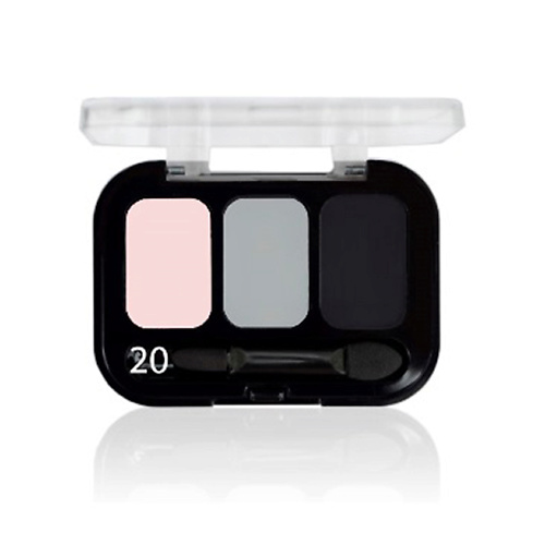 PARISA COSMETICS Тени для век Е-403 трехцветные 173₽