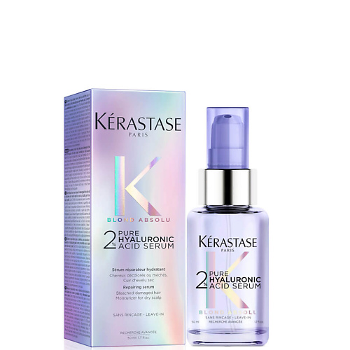 

KERASTASE Несмываемая сыворотка для светлых волос Blond Absolu 2% Pure Hyaluronic Acid Serum 50, Несмываемая сыворотка для светлых волос Blond Absolu 2% Pure Hyaluronic Acid Serum