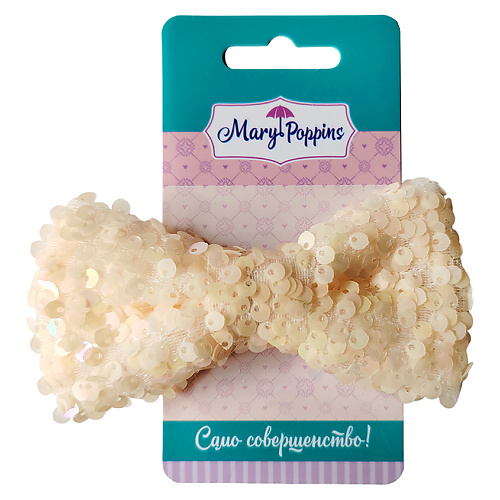 

MARY POPPINS Резинка-бантик "Сияние" с пайетками, Резинка-бантик "Сияние" с пайетками