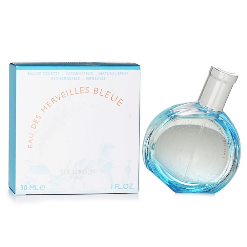 

HERMÈS HERMES Туалетная вода Eau Des Merveilles Bleue. Перезаполняемый флакон 30, HERMES Туалетная вода Eau Des Merveilles Bleue. Перезаполняемый флакон