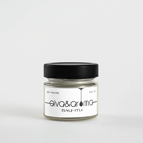 

AIVA&AROMA Ароматическая свеча "Баунти" 100, Ароматическая свеча "Баунти"