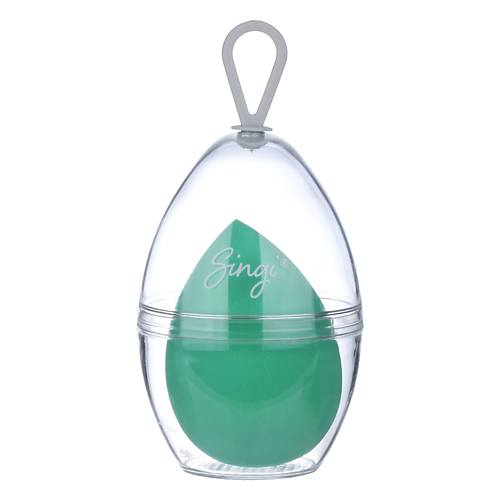 

SINGI Спонж косметический для макияжа лица яйцо зелёный, Спонж косметический для макияжа лица яйцо зелёный