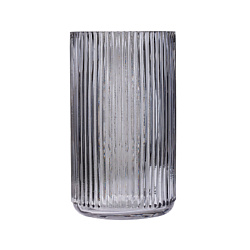 Стеклянная ваза для цветов сухоцветов декор интерьера дома