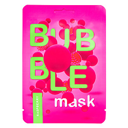 Пузырьковая маска для лица с экстрактом малины Raspberry Bubble Mask Post