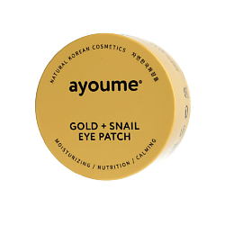 Патчи для глаз разглаживающие с золотом и улиточным муцином Gold + Snail Eye Patch