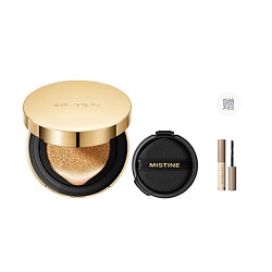 Набор Gold Perfect Cover Cushion: Кушон + спонж + мини-тушь