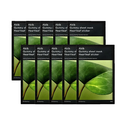 Тканевая маска Gummy Sheet Mask Heartleaf Sticker