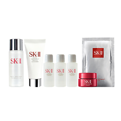 Набор антивозрастной SK II Classic Clear Эссенция+Маска+Очищающее средство+Лосьон