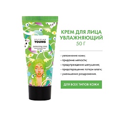 YOUNG Крем увлажняющий для лица с маслом овса,медом,экстрактами киви