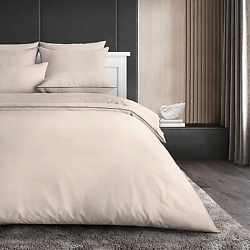 Антибактериальный комплект постельного белья Antibacterial Bed Linen Set, 1,5-спальный. Цвет: «Песчаный берег» (бежевый)