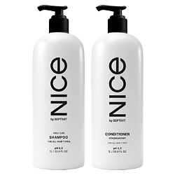 Набор Шампунь  + Кондиционер для волос  NICE by Septivit