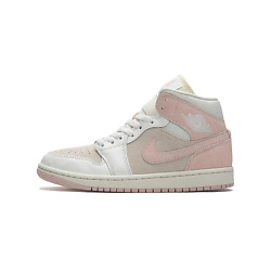 Спортивные кроссовки женские Jordan Air Jordan 1 Mid SE Wmns Coconut Milk Legend Pink