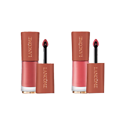 Набор из двух жидких помад L'Absolu Rouge Intimatte Liquid