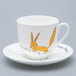 Чашка с блюдцем кофейная  "Маленький Принц и Лис"