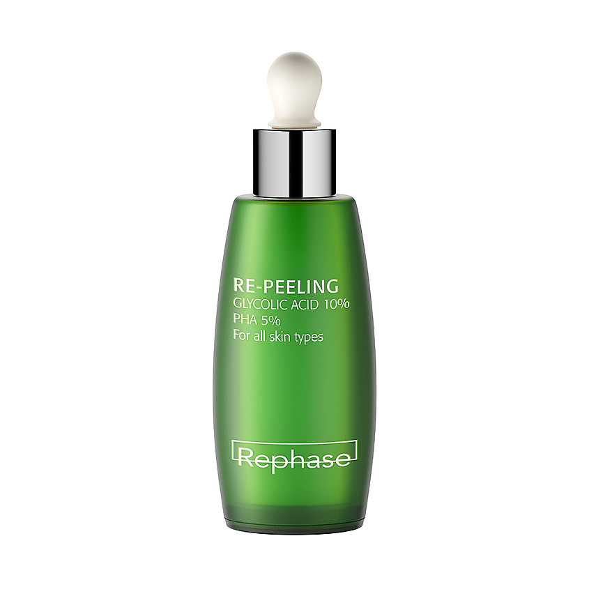 REPHASE Средство отшелушивающее для лица Skin Care Re-Peeling Glycolic Acid 10% – фото 2