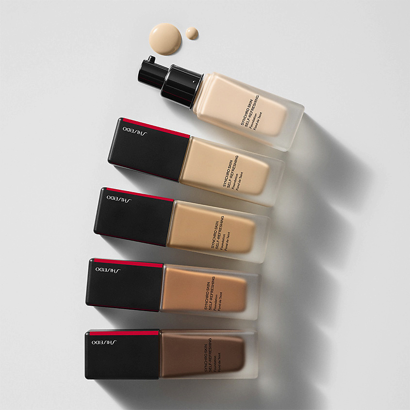 SHISEIDO Устойчивое тональное средство для свежего совершенного тона SPF 30 Synchro Skin Self-Refreshing – фото 6